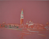 Venice Dry Pastel on Colored Paper